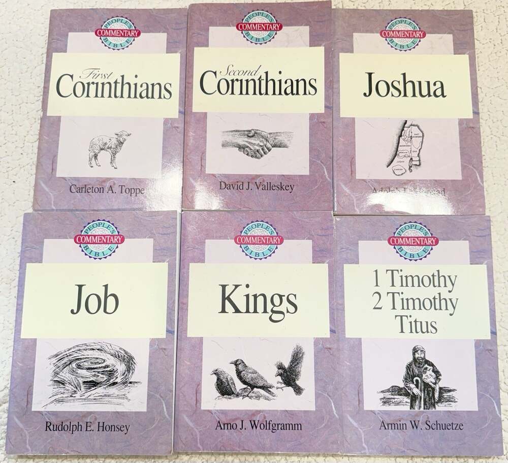 6 People's Bible Commentary: Corinthians 1 & 2, Joshua, Kings, Timothy, Job